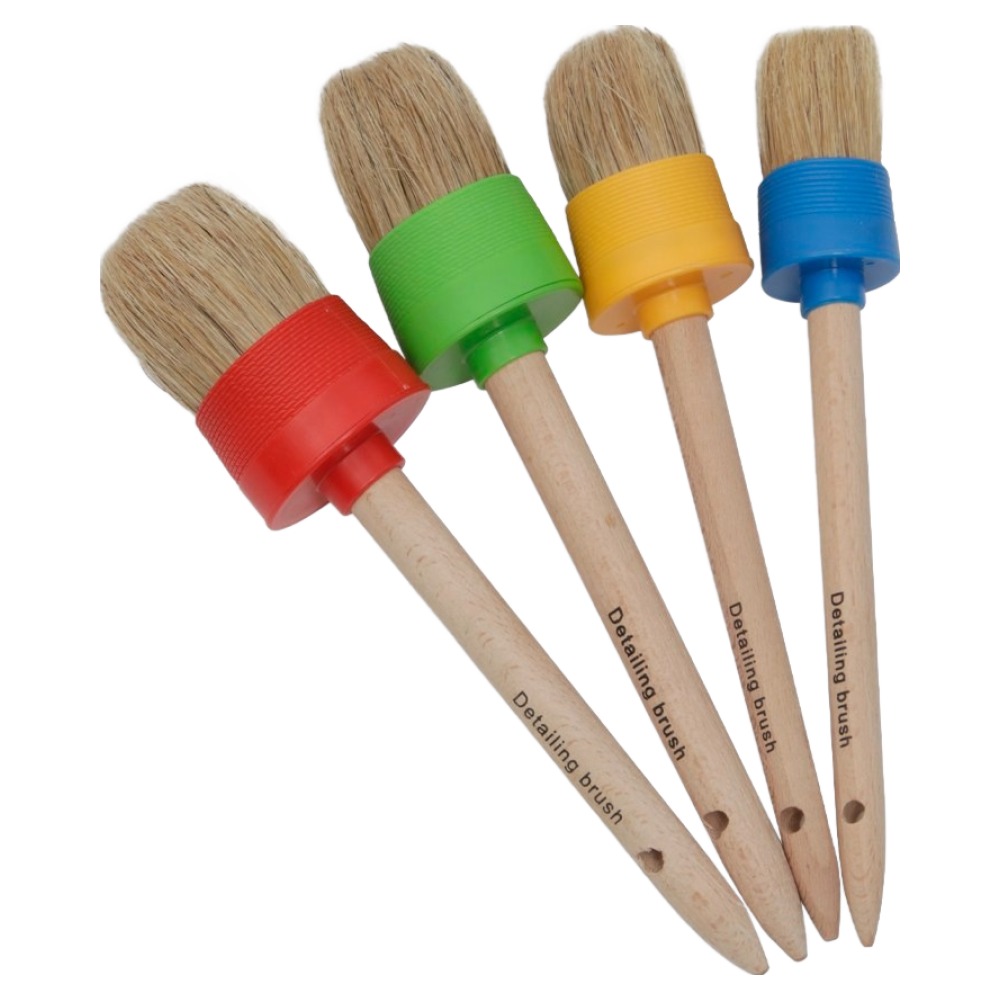 카렉스 3분세차 자동차 틈새 디테일링 돈모 브러쉬 4종 세트, 1세트 13,660원