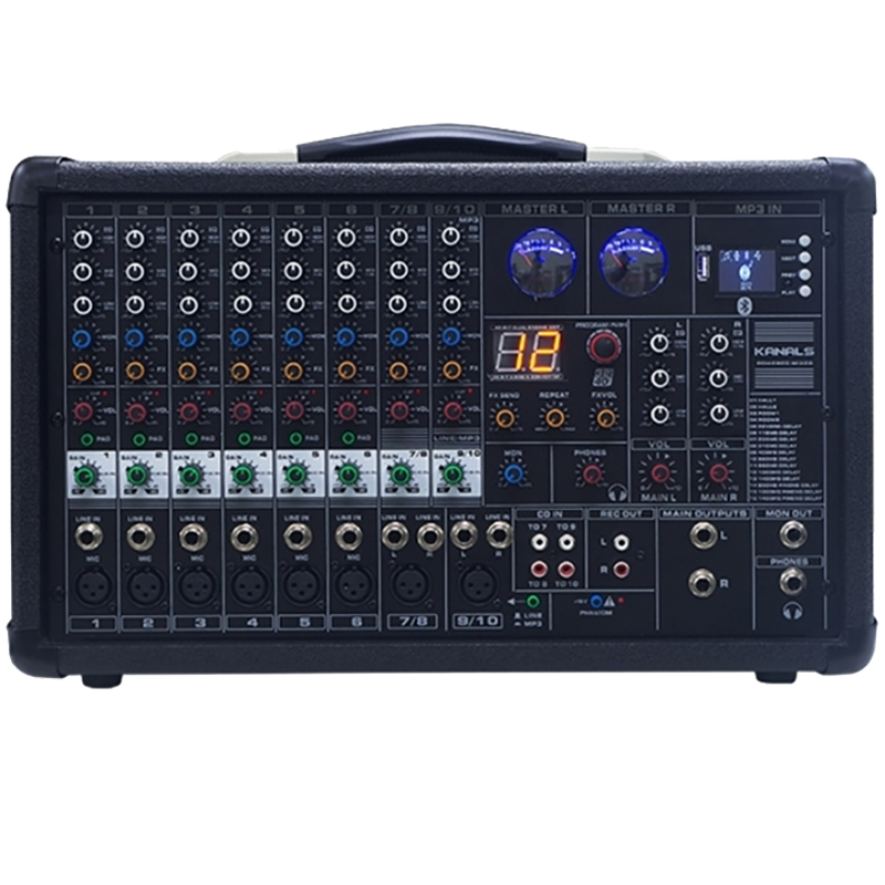 카날스 2채널 전문가용 파워드 믹서 앰프 800W, 현재가 481,320원