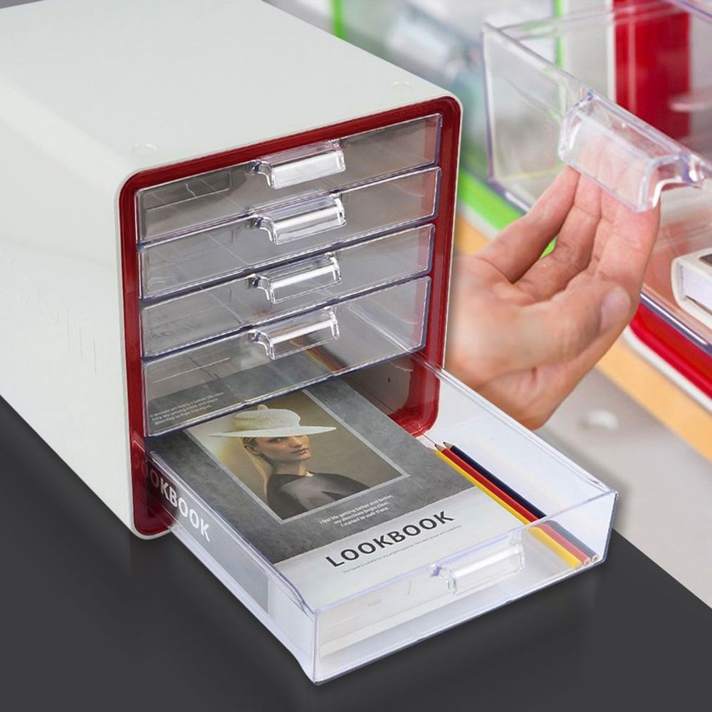 리템 마이룸 A4 멀티캐비넷 4/5/6단 투명 서류정리함 bnc*3372fb 59,400원