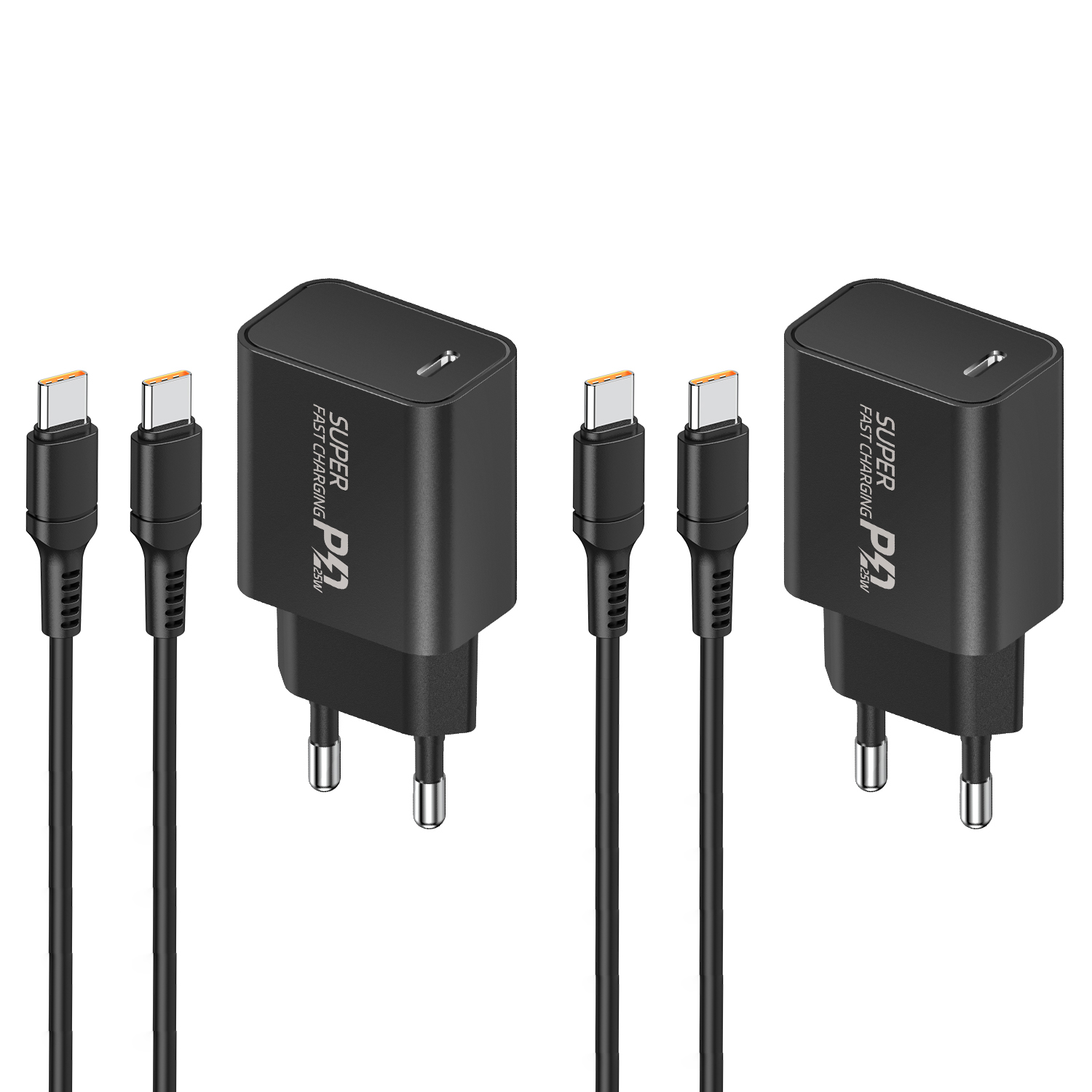 YINTO c타입 고속 충전기 25W PD3.0 PPS + C to C 1.5m 100w 케이블 세트 22,900원