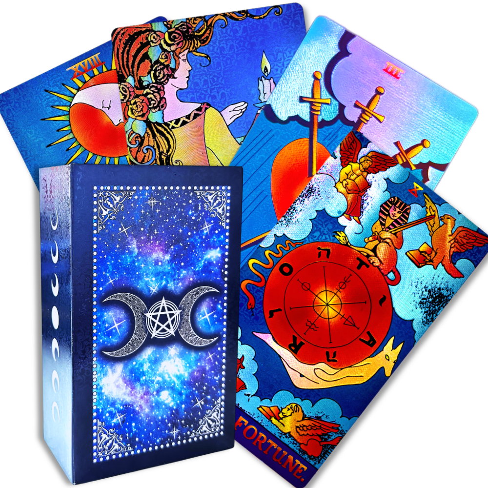 라이더 웨이트 타로카드 유니버셜 특별판 금박 디자인 +설명서, Blue Moon, 1개 27,800원