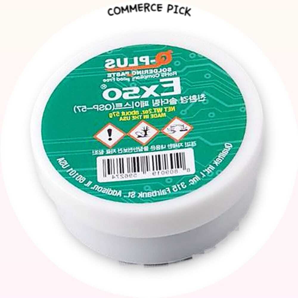 엑소 인두 페이스트 57g QSP 57 납땜 보조제 회로기판 수리 연고형 전자 커머스픽301 5,300원