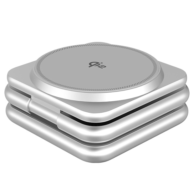 레드빈 더베러 Qi2 3in1 맥세이프 애플 무선충전기 5W CP-P1-Qi2-SV, 실버, 1개 116,800원