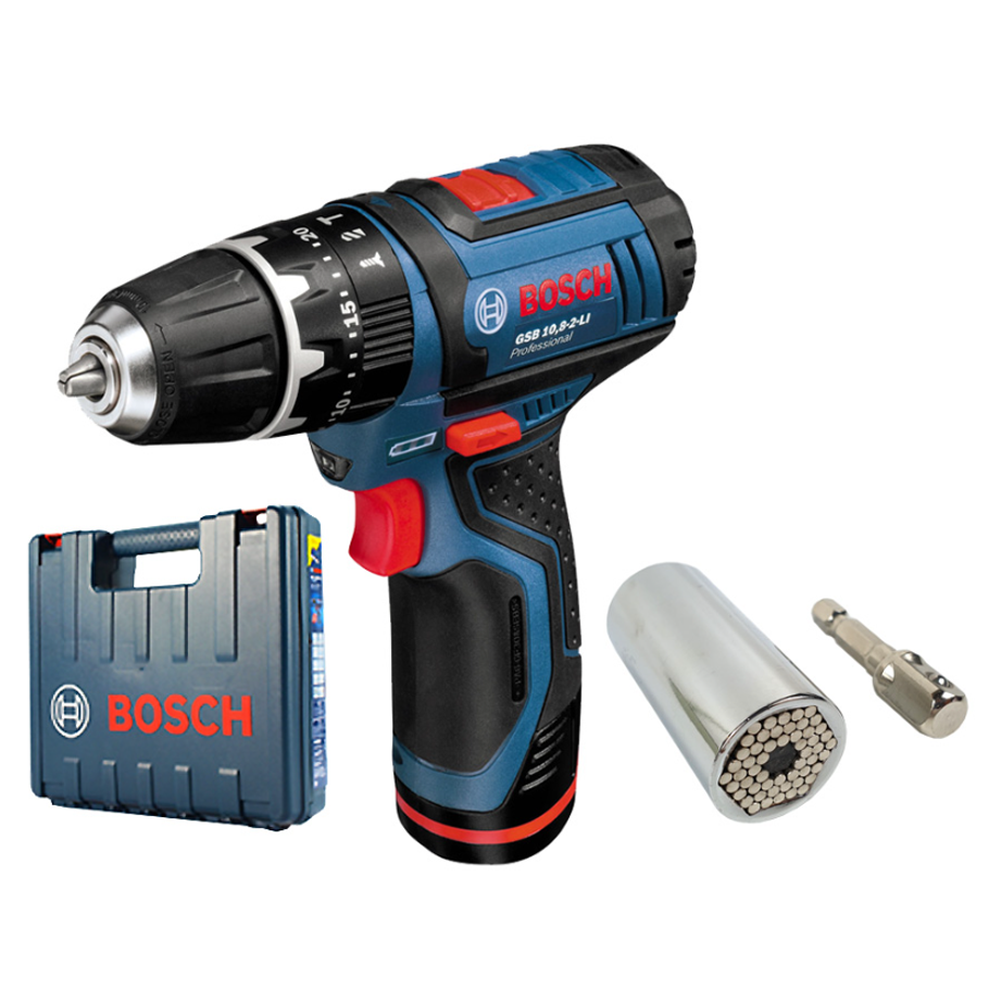 보쉬 10.8 리튬이온 충전임팩드릴 GBS 공구 세트 10.8-2 LI 204,410원