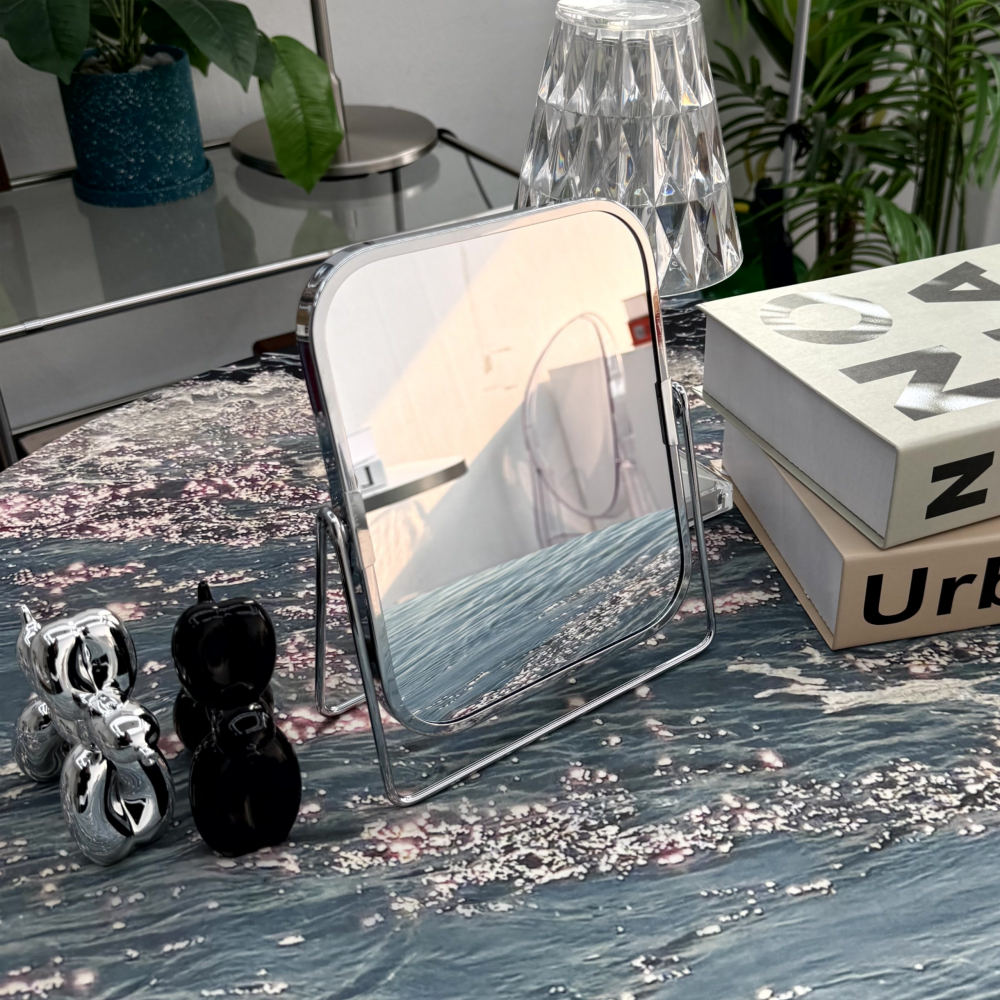 한비몰 360도 회전 양면 탁상용 거울, 실버 19,000원