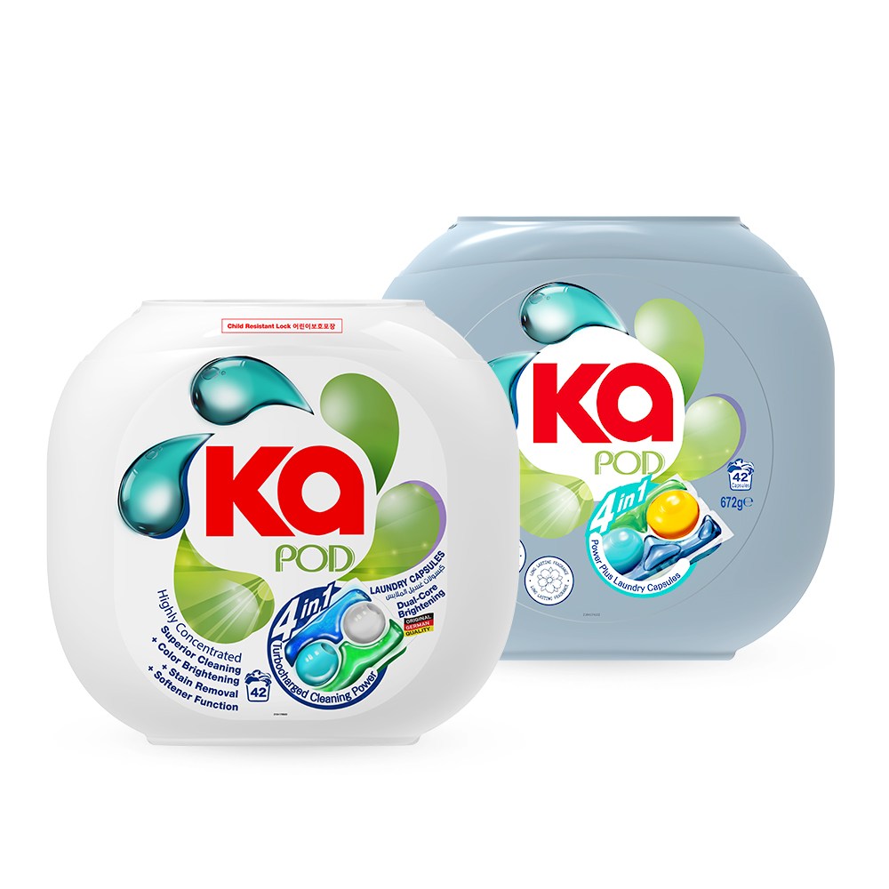 카포드 듀얼코어 4in1 캡슐세탁세제 브라이트닝 42개입+파워플러스 42개입(총 84개입) 42,240원