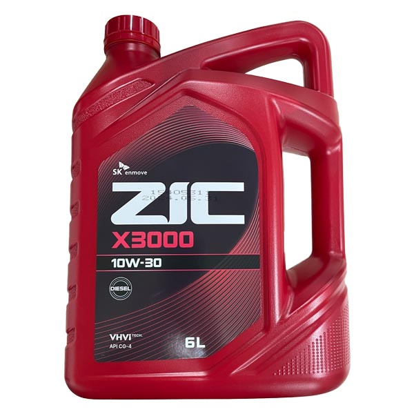 ZIC X3000 SD 5000 10W-30 6L 27,500원