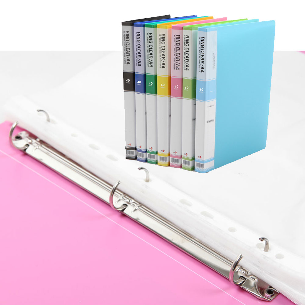 대영바인텍 무료배송 3공 링 클리어화일 A4 (40매) 26,500원