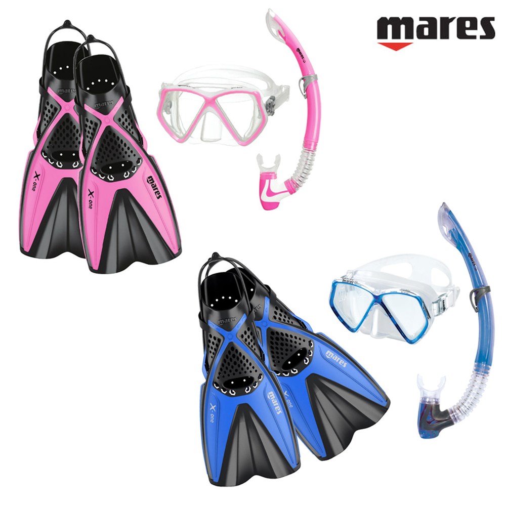 마레스 X-ONE 엑스원 피라떼 아동 3종세트(오리발+스노클+마스크) 83,900원