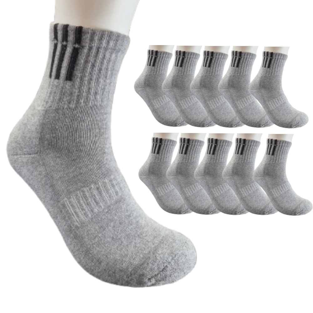 힘쏘 두꺼운 충격흡수 스포츠양말 등산 작업양말 피로감완화, 10개, 짙은회색 15,100원