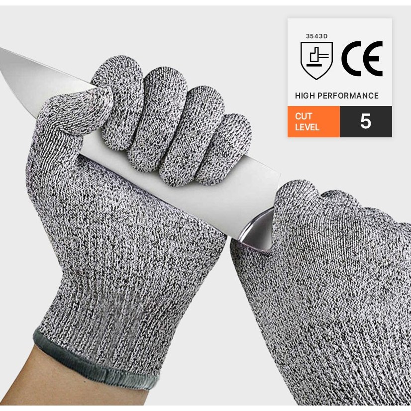 절단방지 방검 장갑 채칼 조리 안전 손베임방지 컷레벨 5등급 12,220원