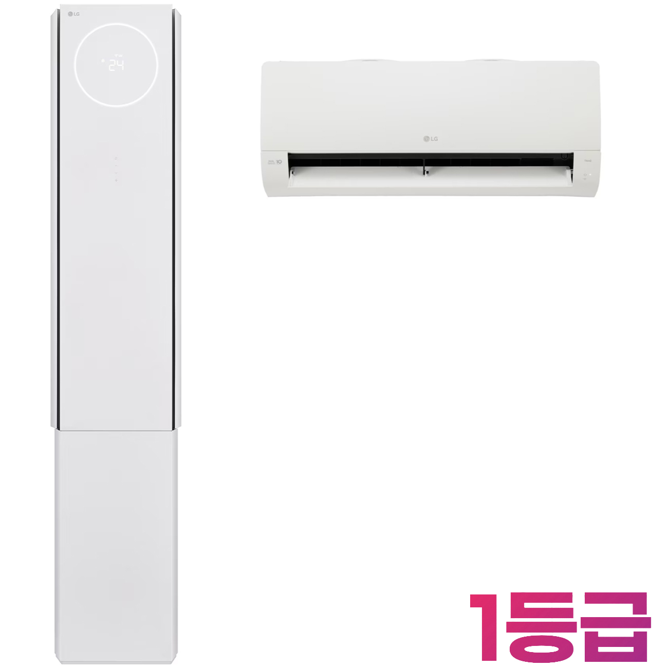 18+6평형 25년 1등급/ FQ18FV3EE2/ LG 휘센 오브제컬렉션 뷰 에어컨 2in1/ 3시리즈 멀티형 에어컨/ 거실 가정용 안방 에어컨/ 2,730,000원