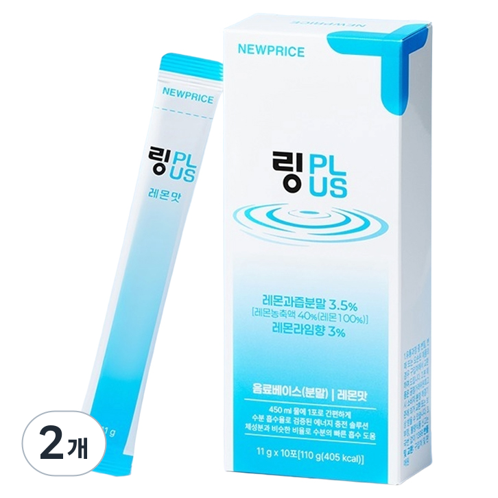 뉴프라이스 링플러스 수분 충전 10p, 110g, 2개 11,000원
