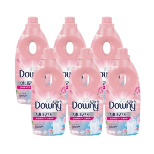 다우니 엑스퍼트 실내 건조 섬유유연제 플로럴프레시향, 6개, 1L 38,000원