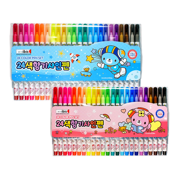 향기사인펜 24색 핑크 96개1박스 캐릭터문구 479,600원