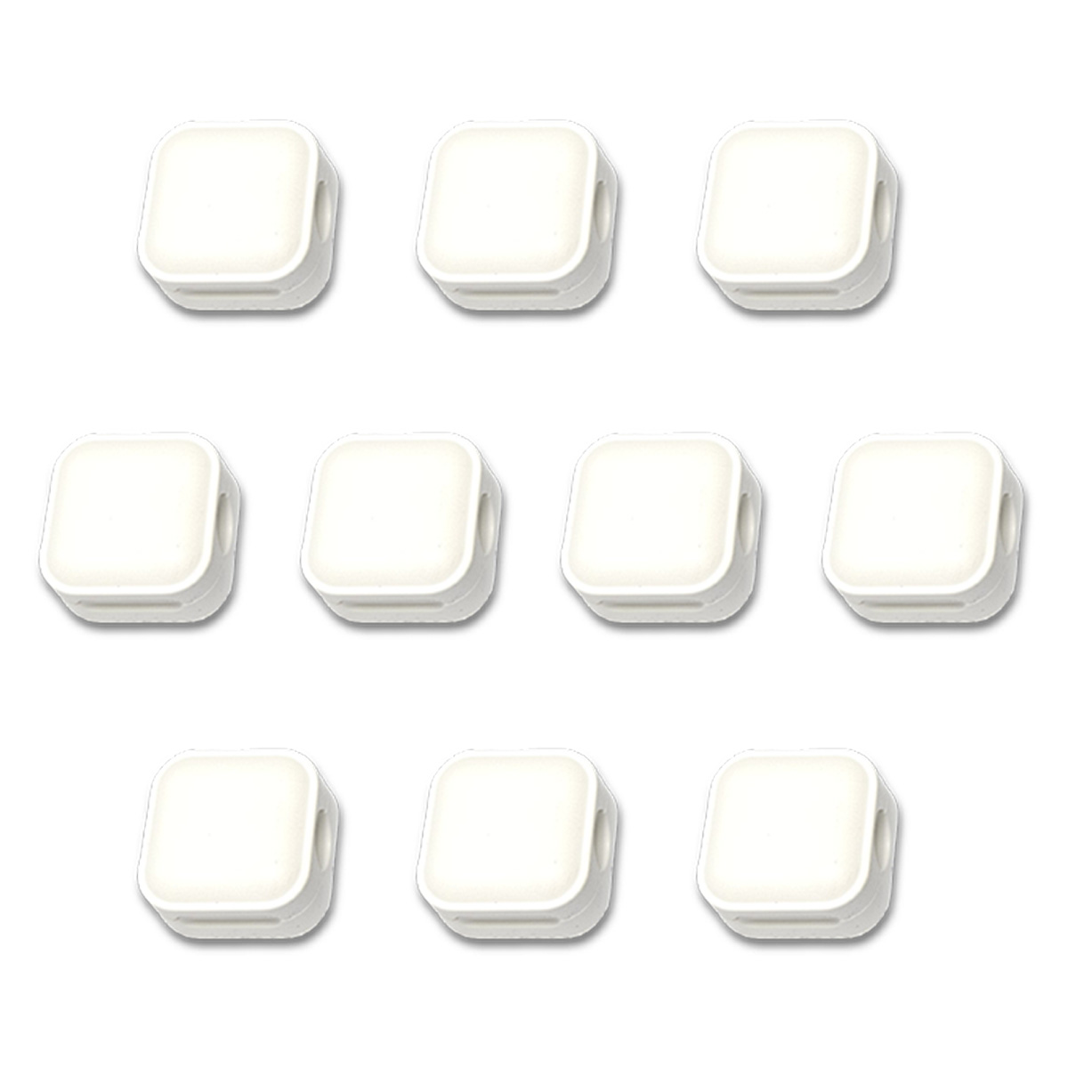 생활친구 강한자성 마그네틱 케이블 홀더, 10개, 화이트 9,900원