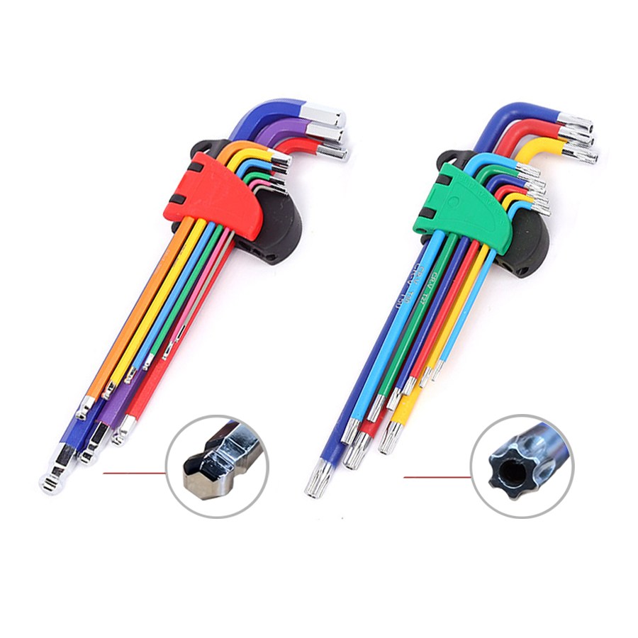 공구랜드 엑스트라 롱렌치세트 별 볼 육각 9PCS 11,500원