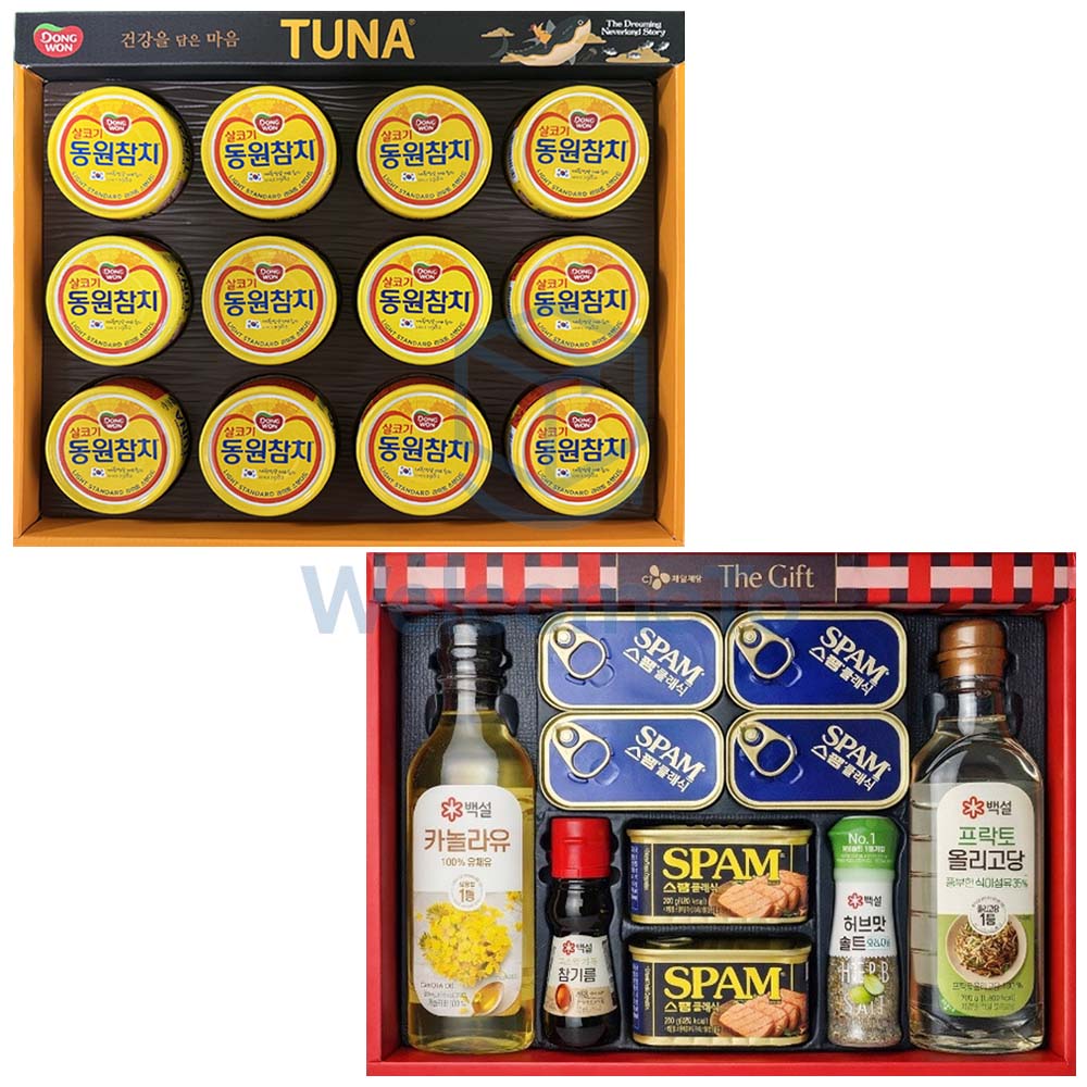 동원참치 스팸 혼합선물세트 (S12호+스팸TD호) 합포장 55,420원