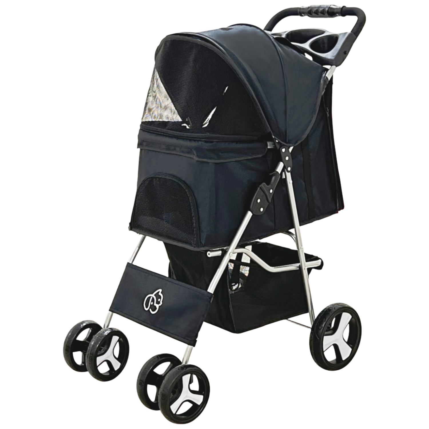 뽀또펫 경량 강아지 개모차 일체형 폴딩 펫 유모차 49,700원