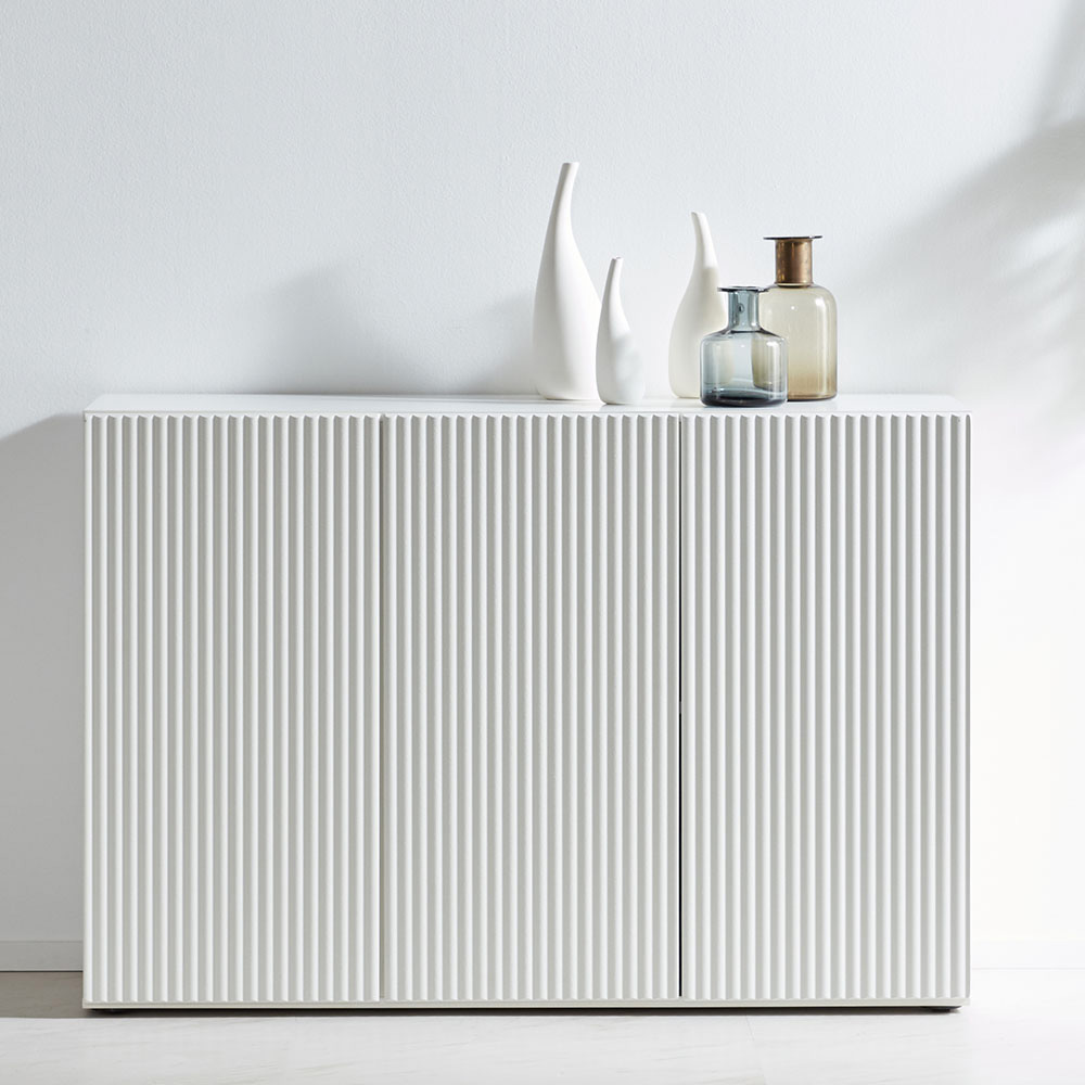 우아미 가구 미르 템바보드 다용도 수납장 1200 방문설치, 화이트 209,000원