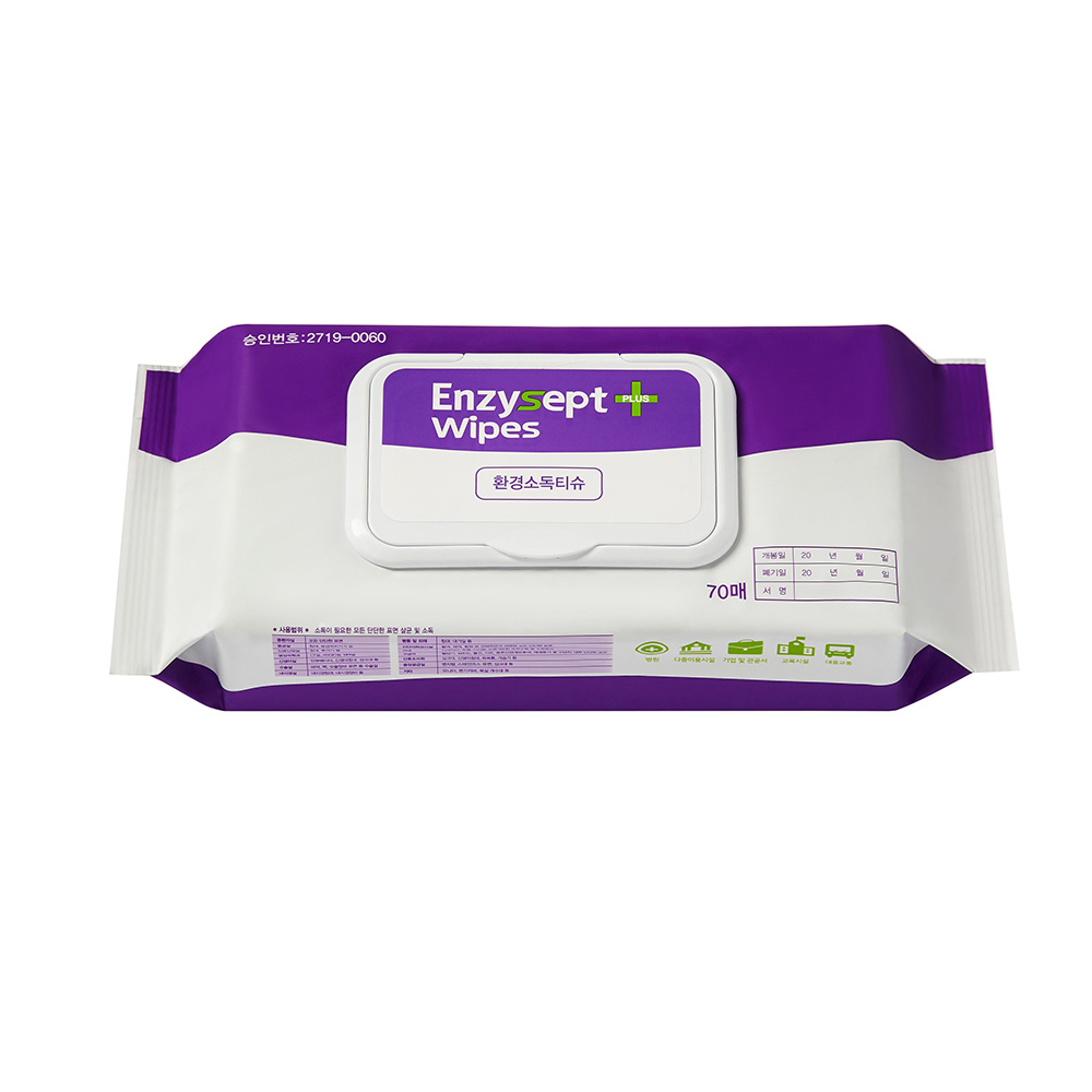 엔지셉트 플러스와입스 티슈 타입 환경소독제 70매 x 20팩 162,000원