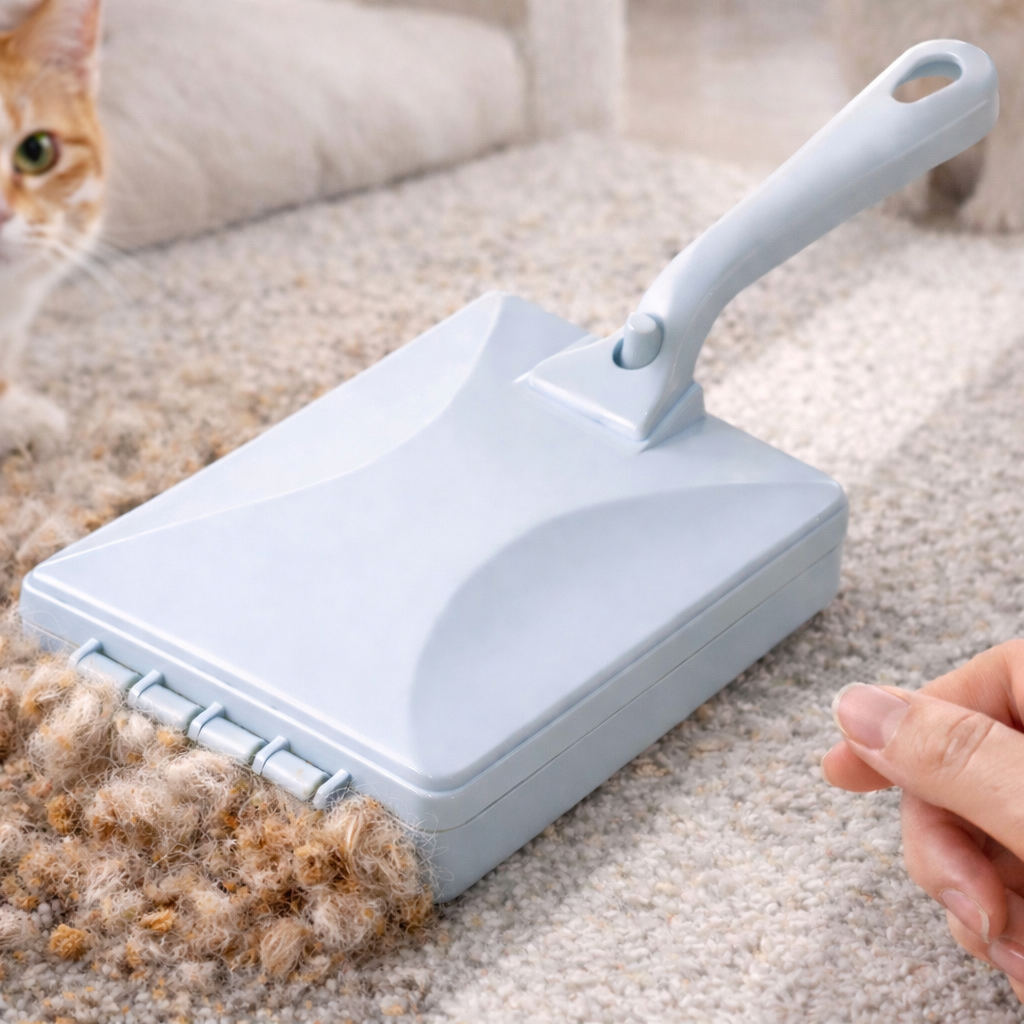 카펫 털 제거 브러시 소파 러그 반려동물 털 청소 브러시 먼지 제거, 하늘색, 1개 7,900원