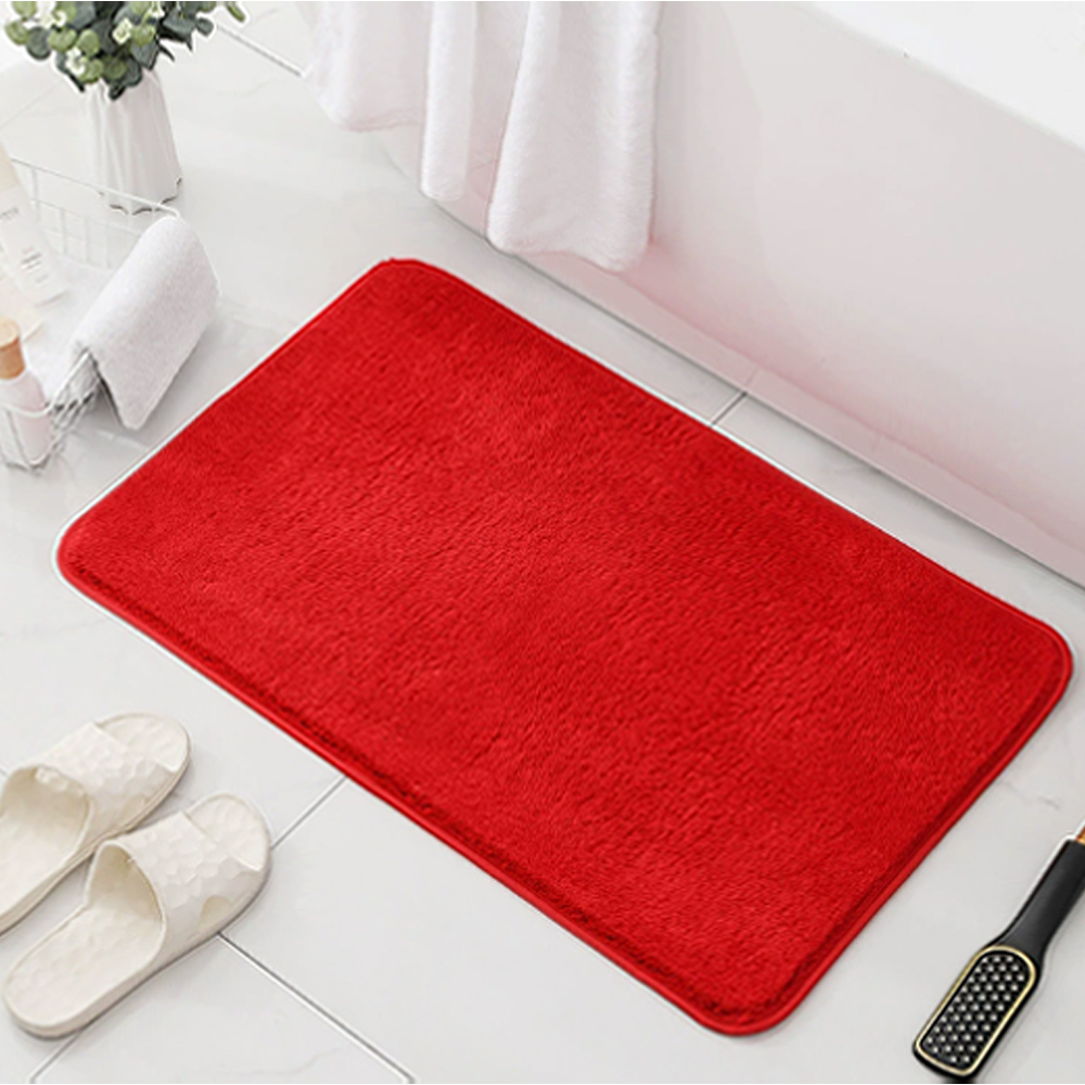 앞날창창 욕실 미끄럼방지 발매트, 레드, 1개 5,910원