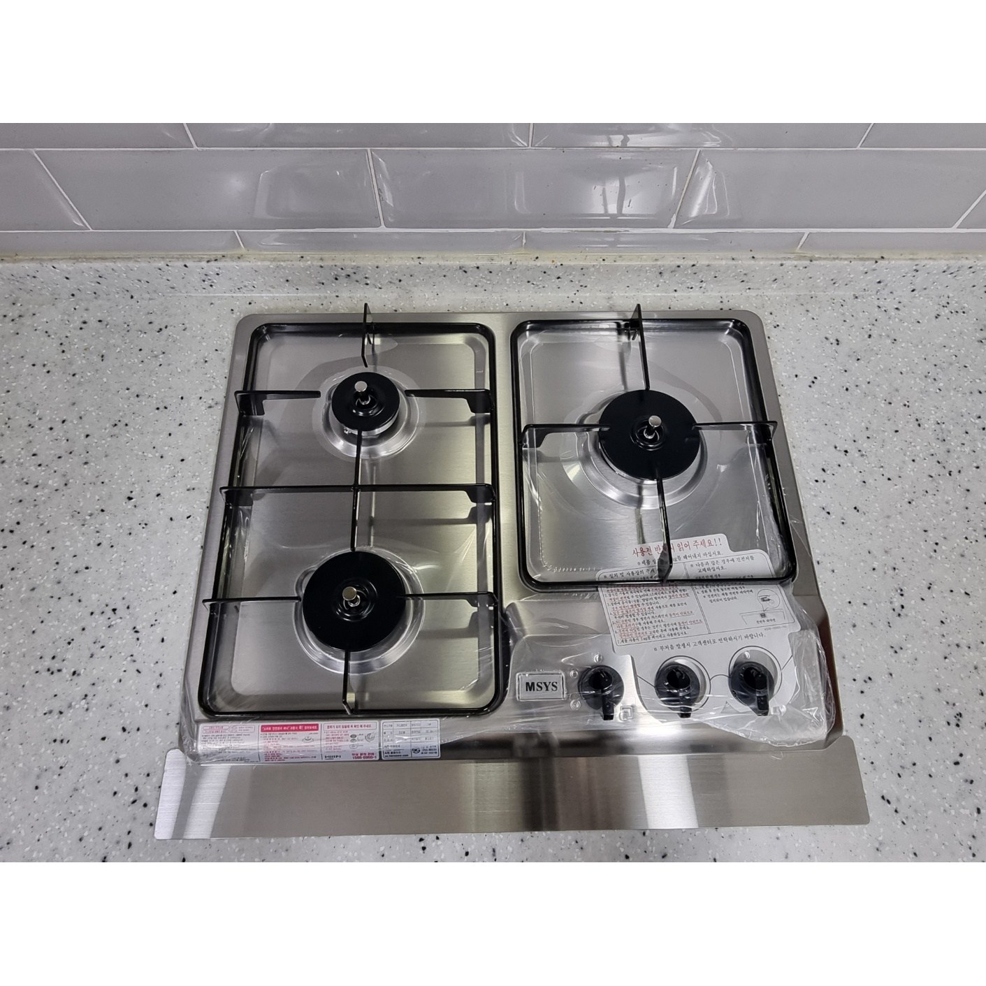 인조대리석 칸스톤 인덕션 공간 메꿈 가스레인지 교체 마감재, 1개, 스테인리스 28,000원