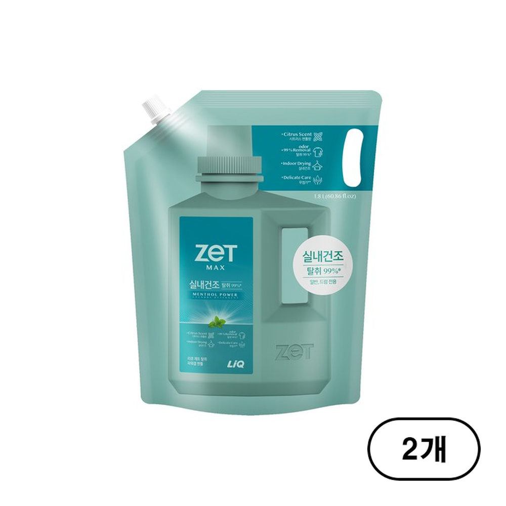 리큐 제트 맥스 실내건조 탈취 파워겔 시트러스 멘톨향 액상세제 리필 31,480원