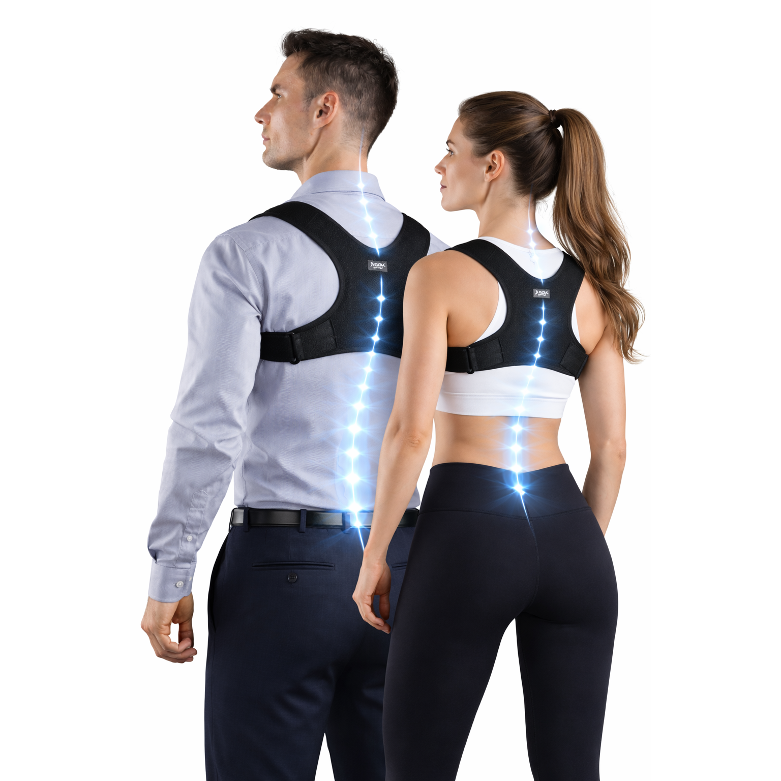 니즈몬 남녀공용 자세 교정 밴드 굽은 등 어깨 15,000원