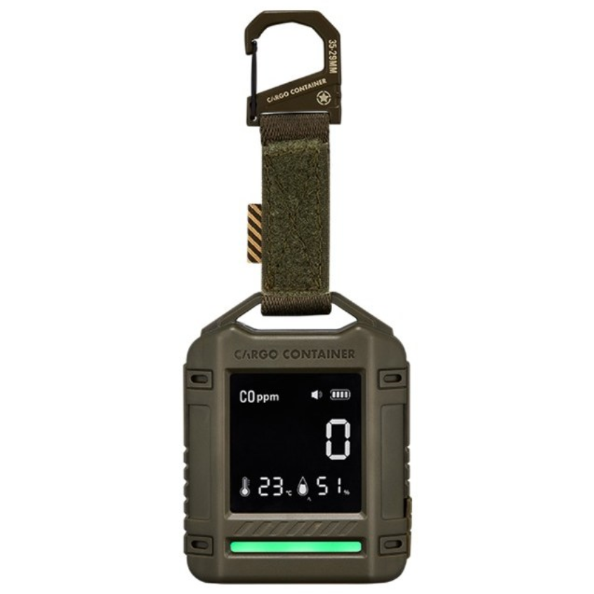 카고컨테이너 캠핑 일산화탄소 경보기 감지기 CO체커 세이프 CO 디텍터, 카키, 1개 53,000원