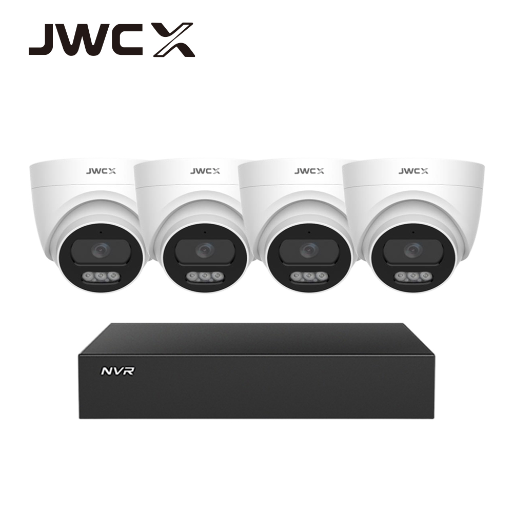 JWC X시리즈 CCTV 세트 IP 네트워크 200만화소 4채널 자가설치 패키지 HDD미포함 248,900원