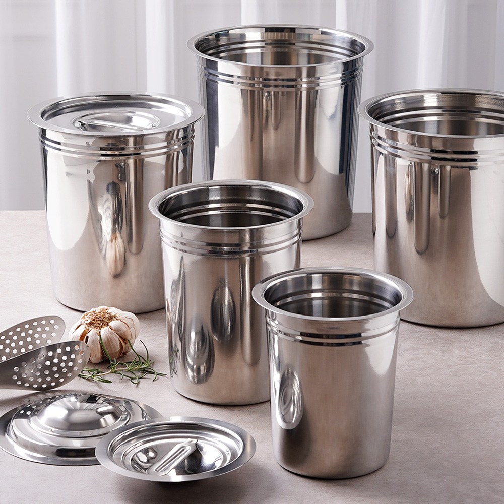 스텐 BMP 1호 비엠피 원형 소스통 뼈통 업소용 주방용품 9,900원