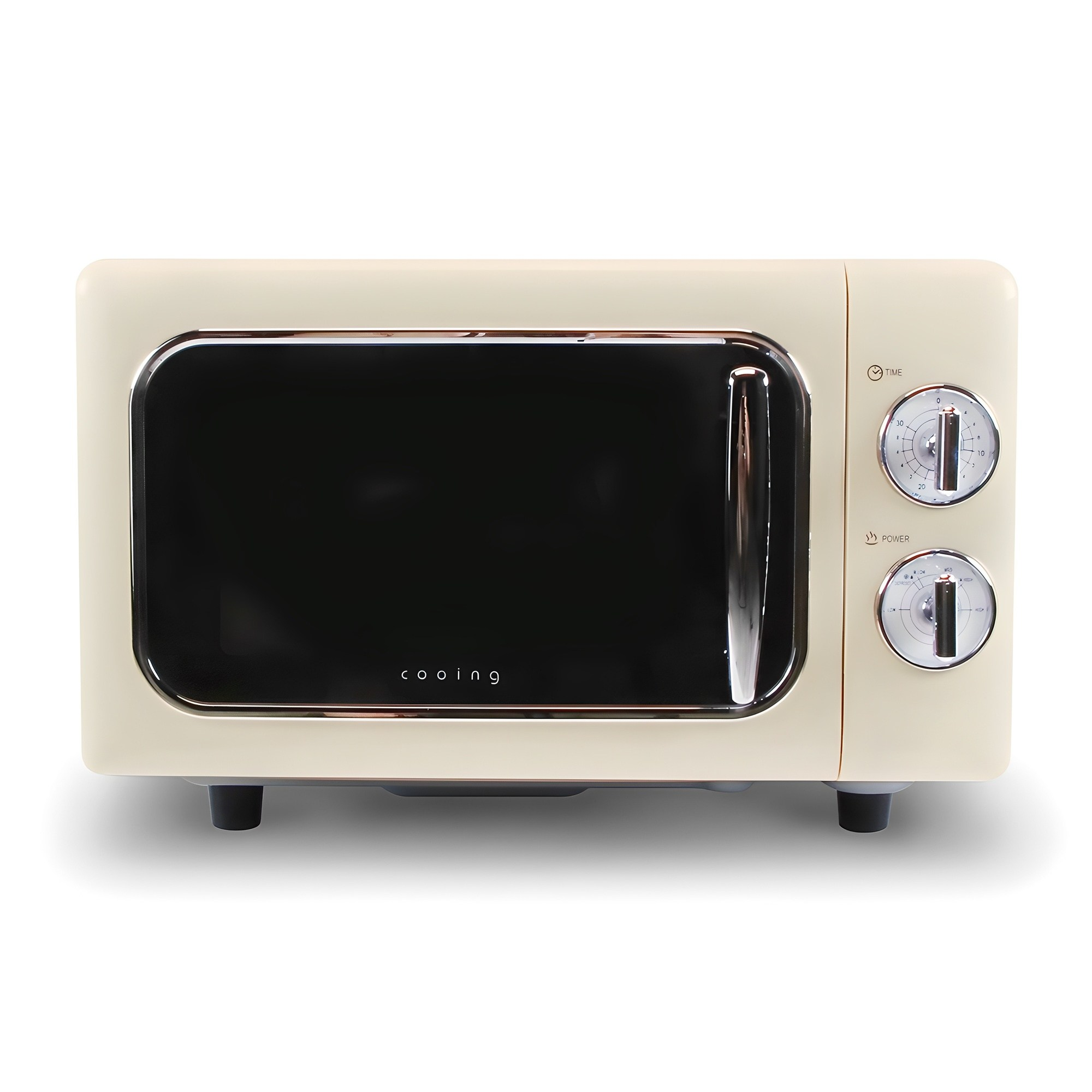 쿠잉전자 레트로 전자레인지 다이얼식 20L 퓨어크림, MC-RCR20A 84,900원