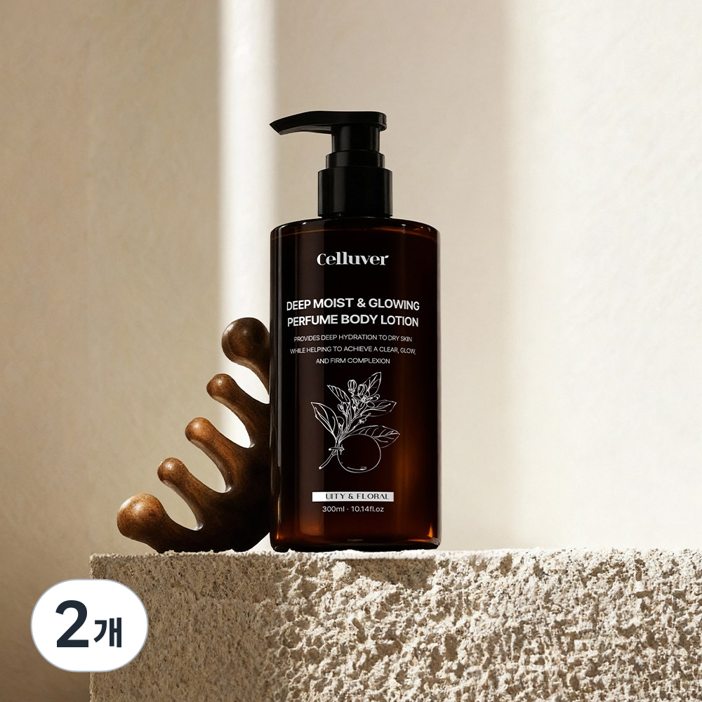 셀러버 딥모이스트 글로잉 퍼퓸 바디로션, 2개, 300ml 21,890원