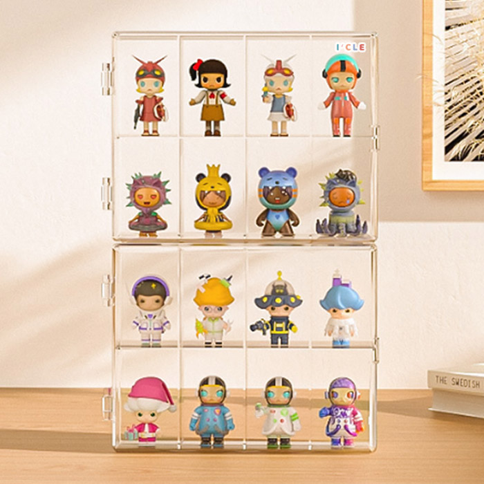 아이끌레 어셈블클리어 피규어 보관함 투명16칸 장식장 16,950원