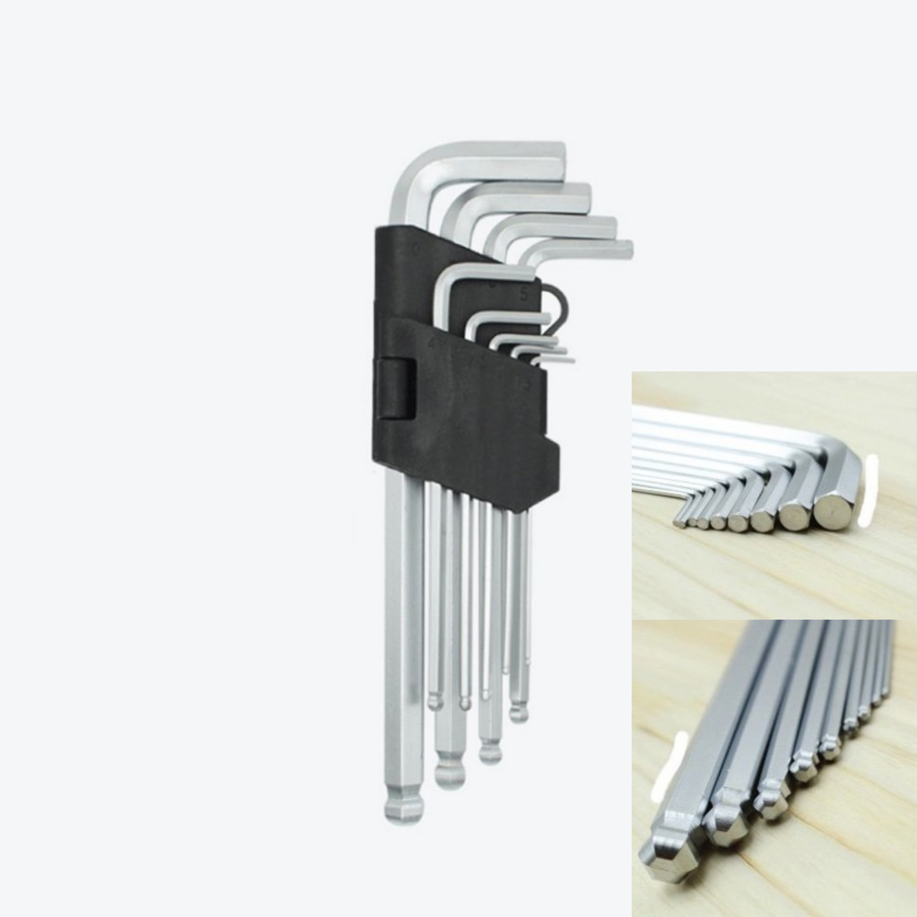 고강도 육각렌치+육각볼렌치 세트, 실버, 1개 5,900원