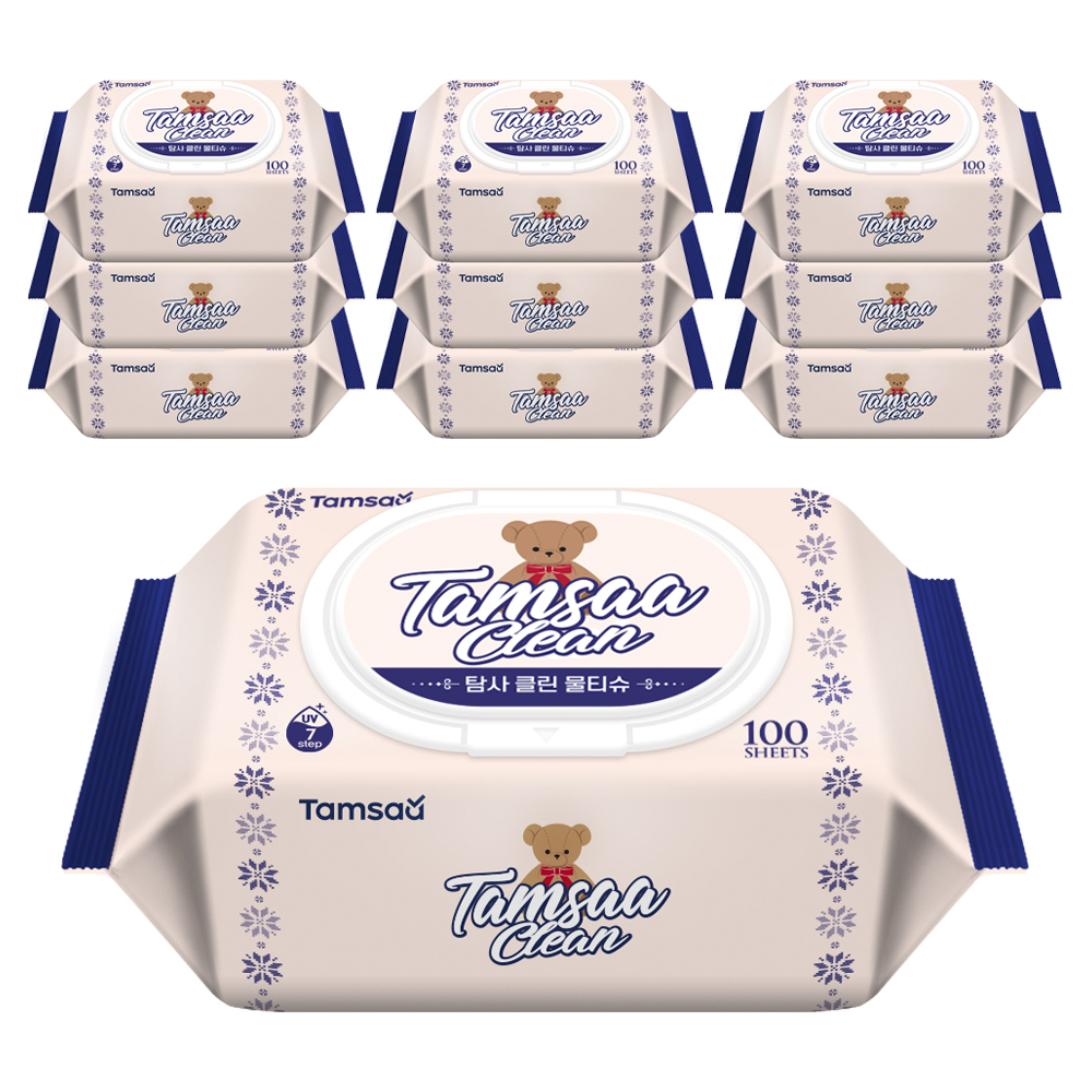 탐사 클린 도톰한 물티슈 캡형 7,990원