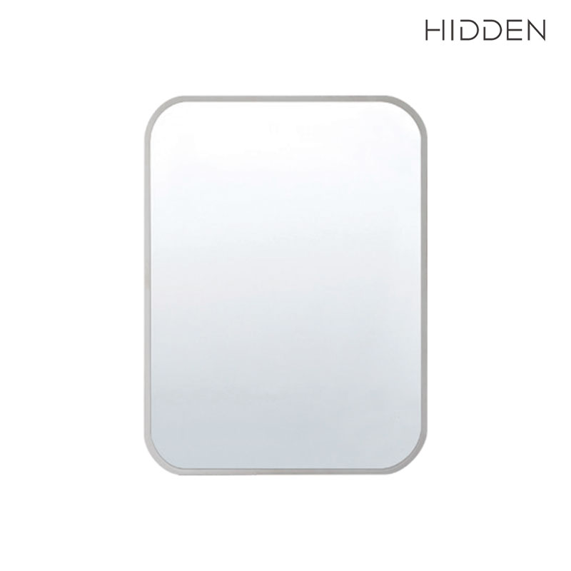 히든바스 스테인리스 코너라운드 거울 600x800 니켈 프레임 152,000원