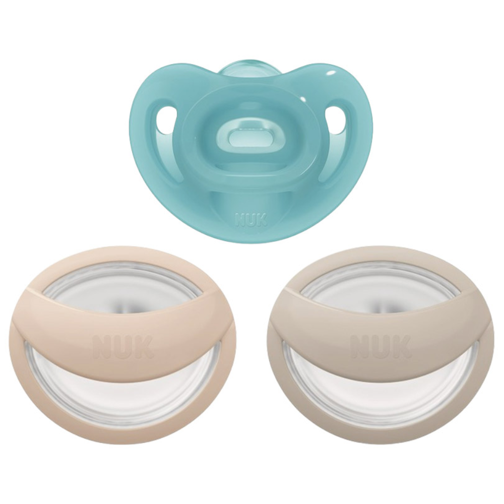 누크 쪽쪽이 체험팩 S1(0~6개월) 올실리콘+역방향(침독예방) [센서티브 1개 + 마미필 2개], 1세트, 블루+그레이지+샌드스톤, S1 (0~6개월) 19,800원