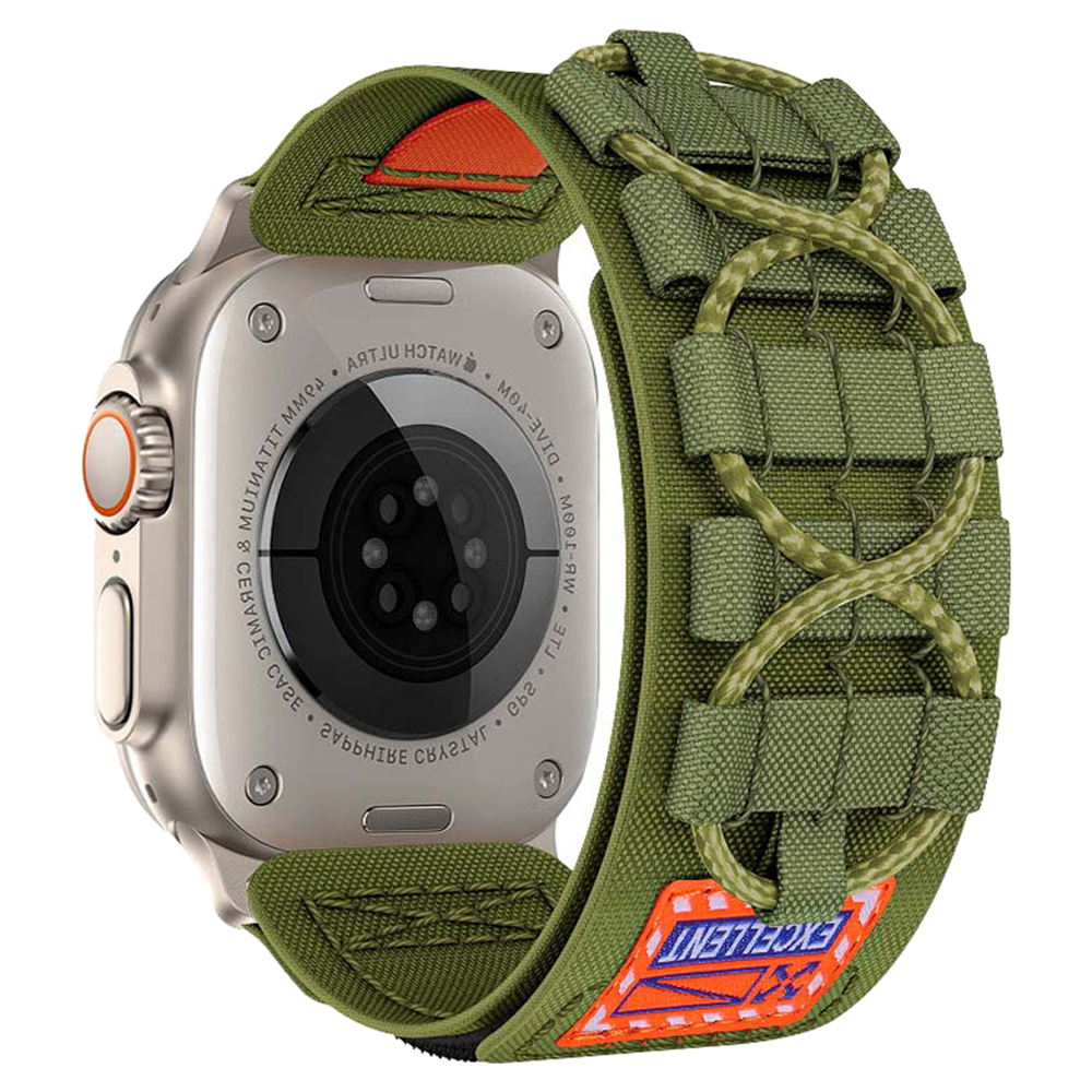 젤리타이거 애플워치 밀리터리 스트링 히든 스포츠루프 밴드 스트랩 42 / 44 / 45 / 46 / 49mm, 카키, 1개 18,900원