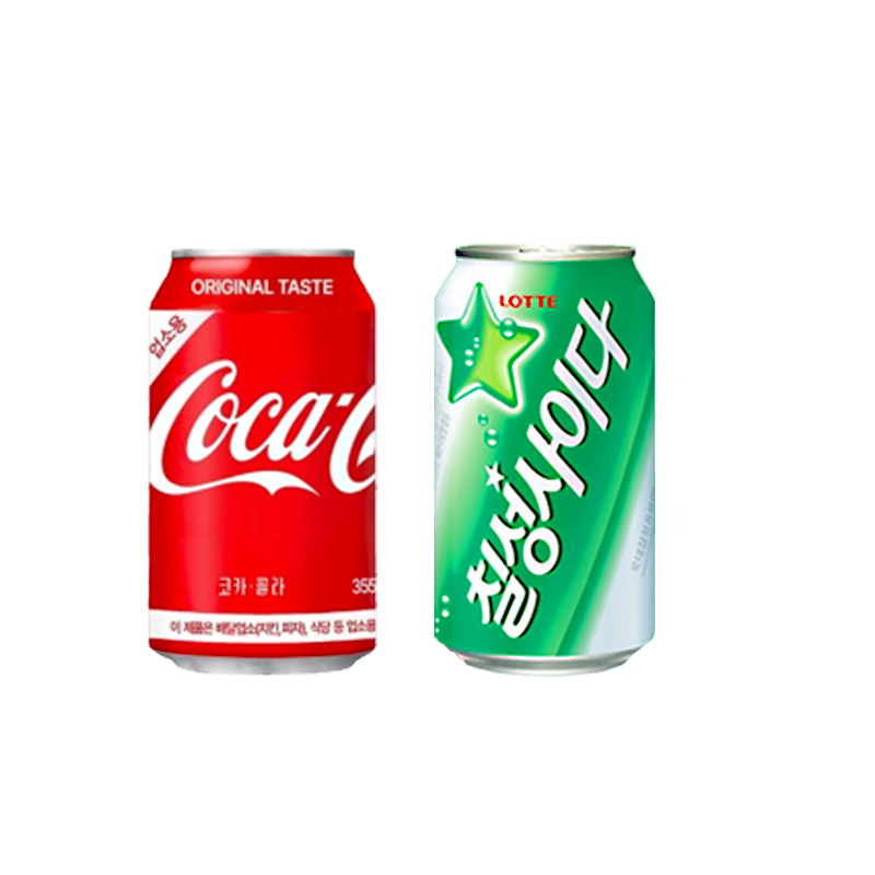 무료배송 코카콜라 355ml + 칠성사이다 355ml =24개 (업소용 박스포장) 탄산음료 17,380원