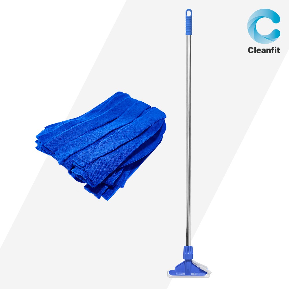 크린핏 고급 홀드 스텐 마포대 + 극세사 마포걸레, 파랑, 1개 7,900원