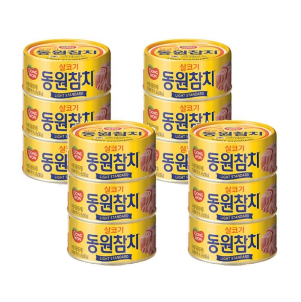 캔참치 밥반찬 라이트스탠다드참치 동원 85g 12개 고추참치, 85g, 12개 24,900원