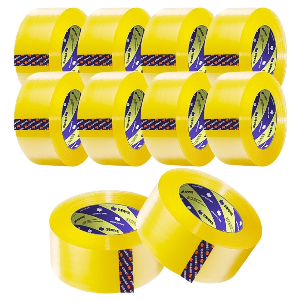 신흥테이프 박스테이프 경포장 투명 57mic x 80m, 10개 14,590원