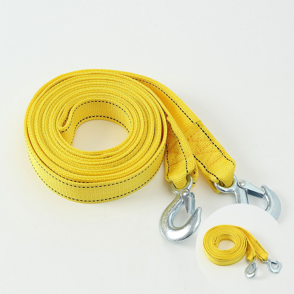 5M 고리형 차량용 견인줄 5톤 형광옐로 다용도로프 18,600원