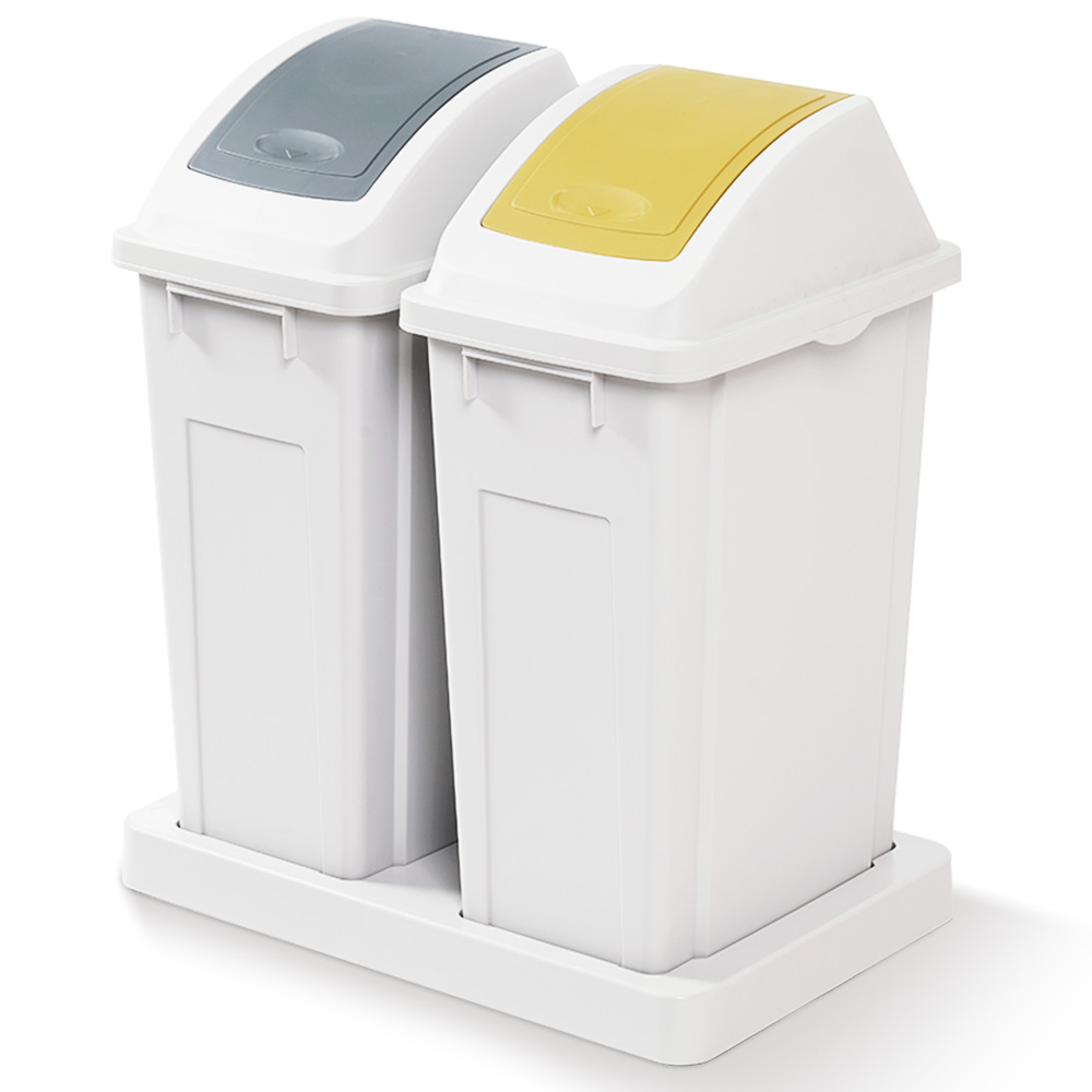 프랑코홈 대용량 분리수거함 2칸 + 2단 발판 52,760원