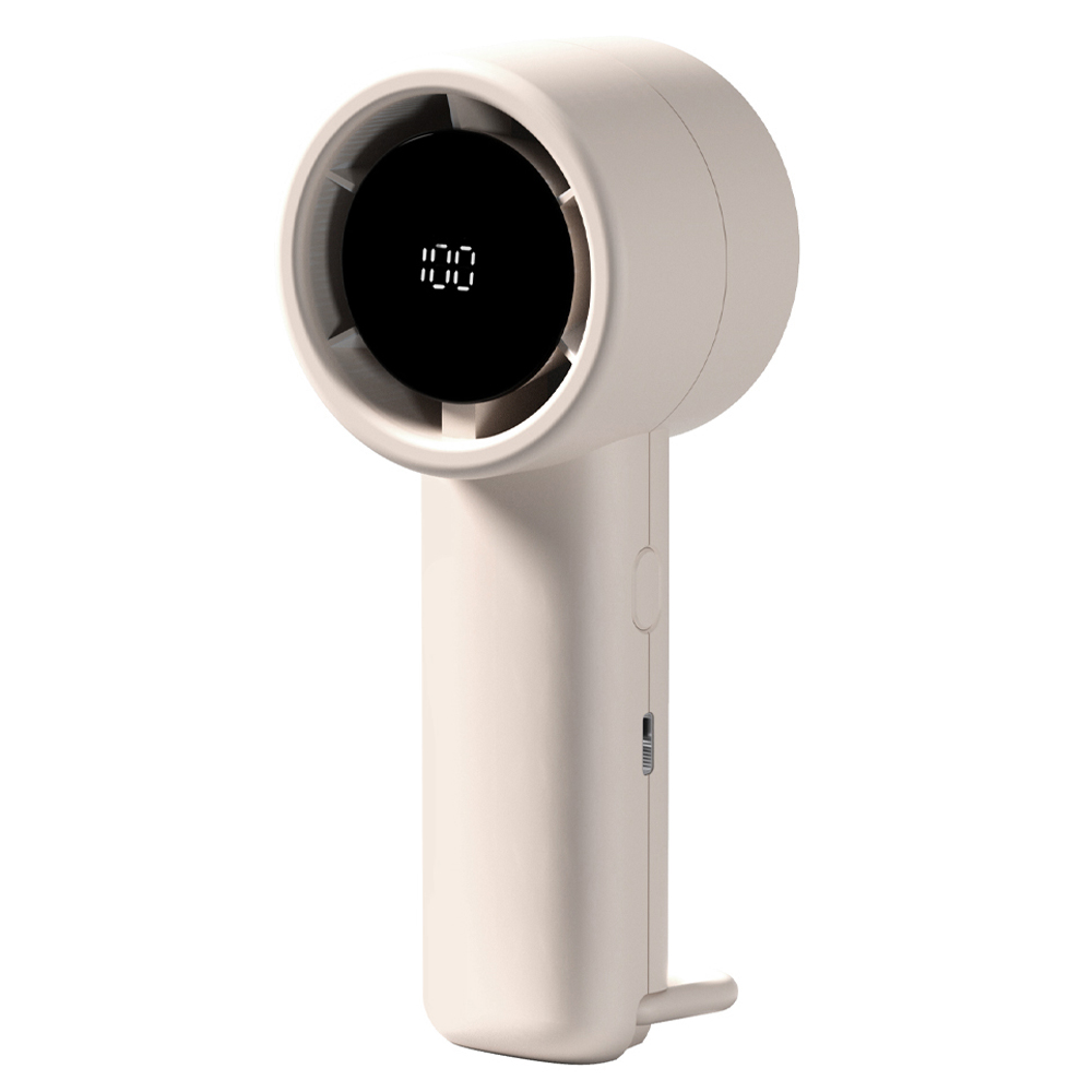 하이온 LED 디스플레이 고속 휴대용 선풍기, H50, 아이보리, 현재가 15,900원