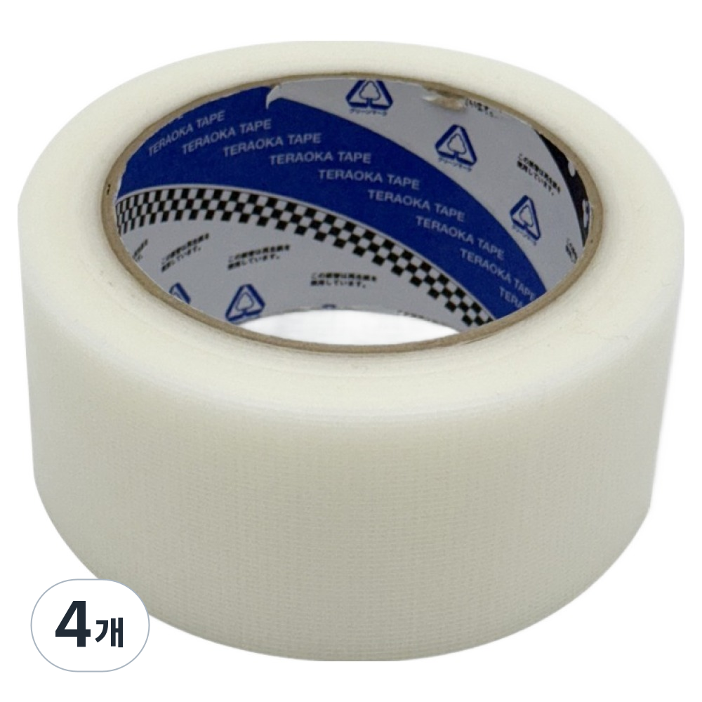 TERAOKA 이지컷 마스킹 끈적이 적은 무잔사 보양테이프 반투명 50mm x 25m 4140 25,200원