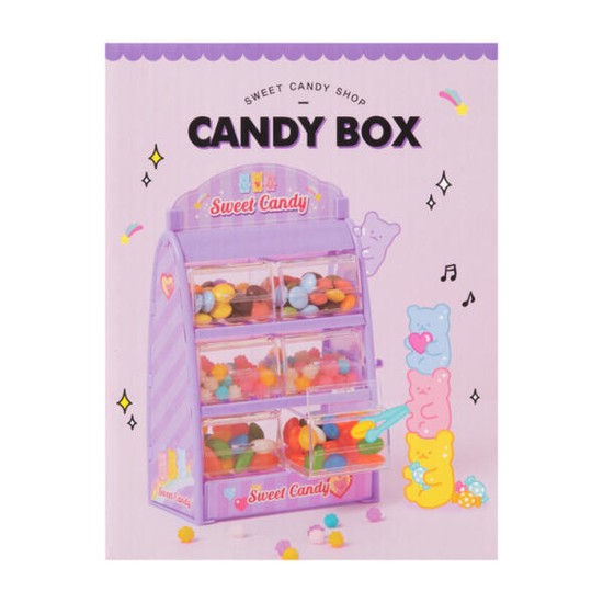 아트박스 캔디 보관함 6칸 퍼플 7,900원